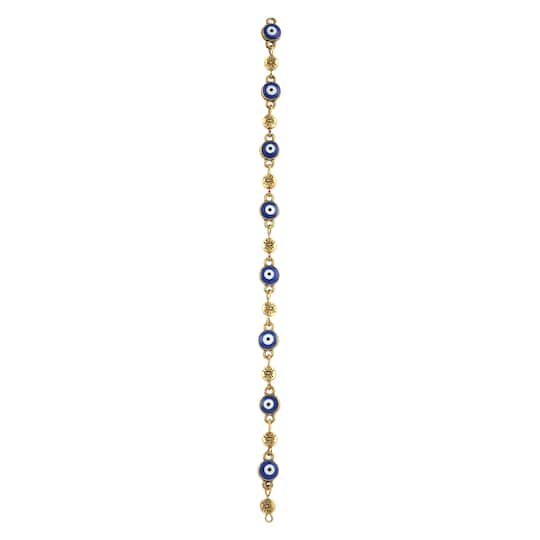 Antique Gold Metal Evil Eye Beads by Bead Landing™